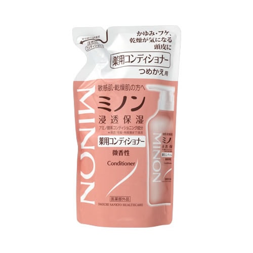 ミノン 薬用コンディショナー つめかえ用 【380ml】(第一三共ヘルス