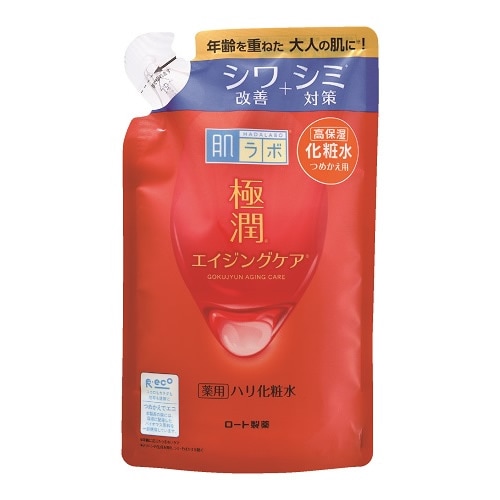 肌ラボ　極潤　薬用ハリ化粧水　つめかえ用　【170mL】(ロート製薬)　