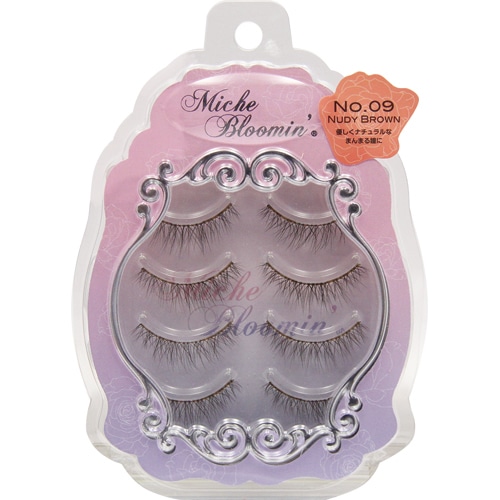 ミッシュブルーミンＮｏ．０９ヌーディーブラウン　【４ペア】(ウエルネスボーテ)「(○)店舗取置可」