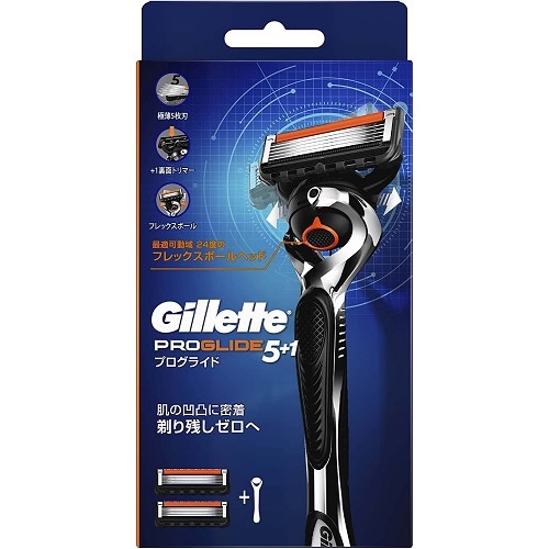 ジレット　プログライド　マニュアル　ホルダー　【ホルダー+替刃2個付き】(P&G)　