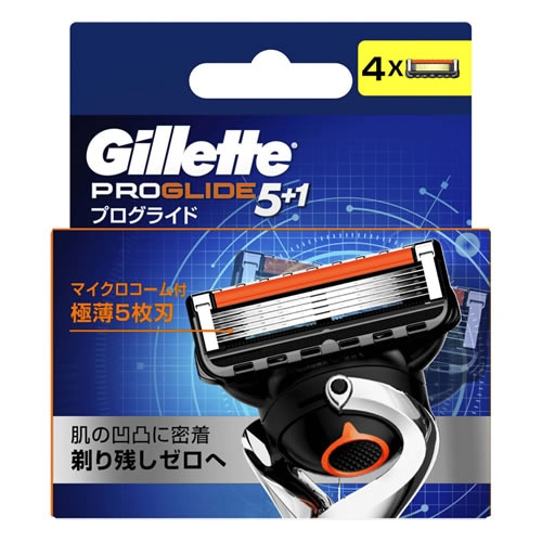 ジレット　プログライド　マニュアル　替刃　【4個入】(P&G)　