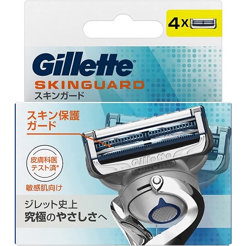ジレット　スキンガード　マニュアル　替刃　【4個入】(P&G)　