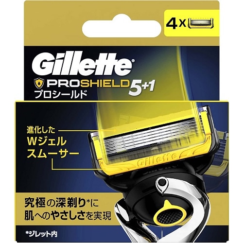 ジレット　プロシールド　替刃　【4個入】(P&G)　