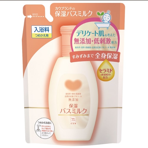カウブランド無添加バスミルク　詰替用　【480mL】(牛乳石鹸共進社)