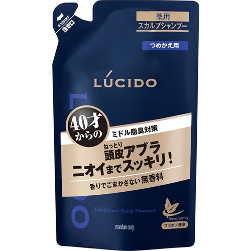 ルシード 薬用スカルプデオシャンプー つめかえ用 【380ml】(マンダム)