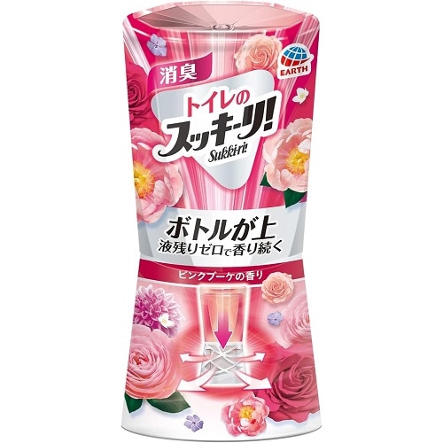 【得ダ値ＧＯＧＯ】トイレのスッキーリ！　ピンクブーケの香り　【400ｍL】(アース製薬)「(○)店舗取置可」