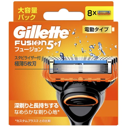 【得ダ値ＧＯＧＯ】ジレット　フュージョン　パワー　替刃　【替刃8個入り】(P＆G)「(○)店舗取置可」