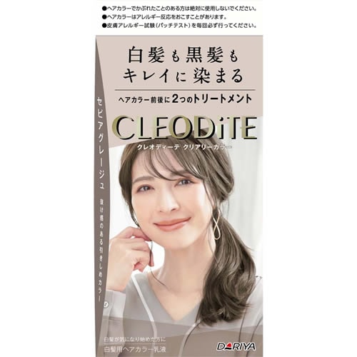 【１０個セット】 ダリヤ クレオディーテ クリアリーカラー 白髪用 フレンチグレージュ(1セット)×１０個セット クレオディーテ クリアリーカラー（白髪用）＜セピアグレージュ＞ 【1