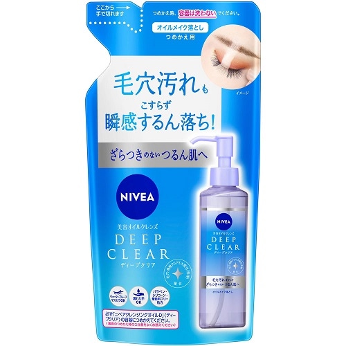 ニベア クレンジングオイル ディープクリア つめかえ用 【170ml】(花王)
