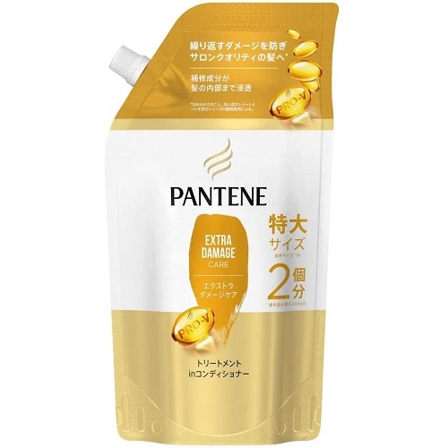 【得ダ値ＧＯＧＯ】パンテーン　エクストラダメージケア　トリートメントinコンディショナー　つめかえ用　特大サイズ　【600g】(P&G)　「(○)店舗取置可」