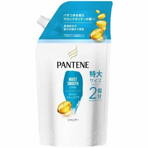 パンテーン　モイストスムースケア　シャンプー　つめかえ用　特大サイズ　【600ml】(P&G)　「(○)店舗取置可」