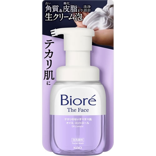 ビオレ　ザフェイス　泡洗顔料　オイルコントロール　本体　【200ml】(花王)　「(○)店舗取置可」