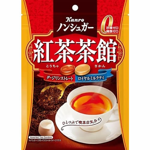 ノンシュガー紅茶茶館　【72g×6個】(カンロ)　「(×)店舗取置不可」