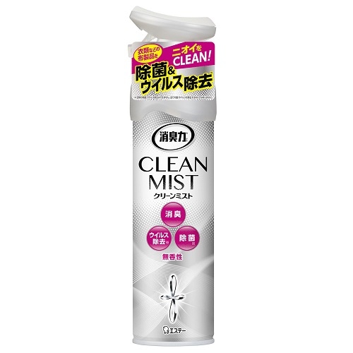 消臭力　CLEANMIST(クリーンミスト)　無香性　【280ml】(エステー)　「(○)店舗取置可」