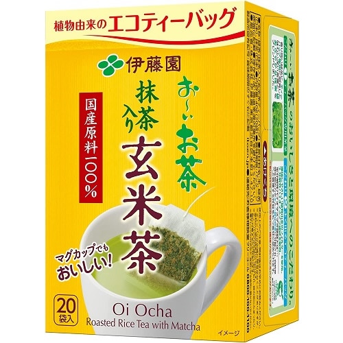 おーいお茶　エコティーバッグ 玄米茶　【20袋入×5個】(伊藤園)　「(×)店舗取置不可」