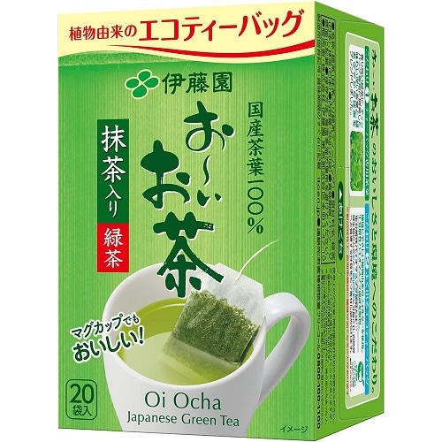 おーいお茶　エコティーバッグ 緑茶　【20袋入×5個】(伊藤園)　「(×)店舗取置不可」