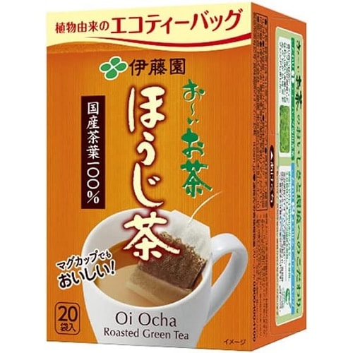 おーいお茶　エコティーバッグ ほうじ茶　【20袋入×5個】(伊藤園)　「(×)店舗取置不可」