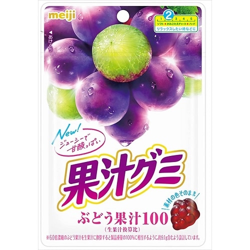 果汁グミ　ぶどう　【54g×10個】(明治)　