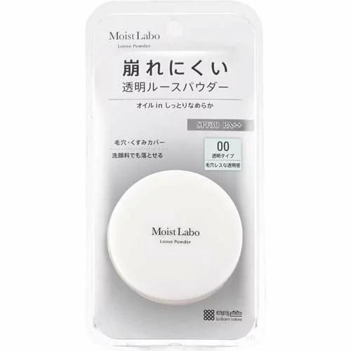 モイストラボ　ルースパウダー　透明タイプ　【1個】(明色化粧品)　