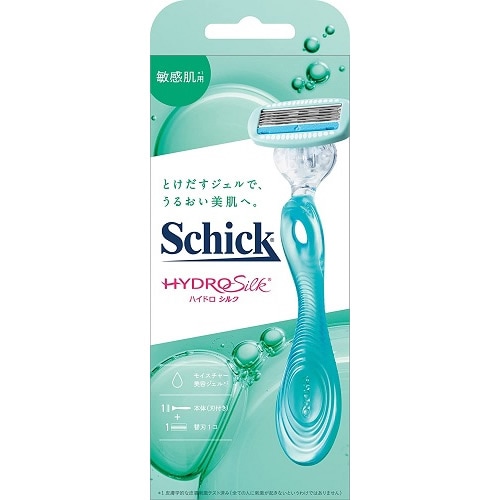 Schick(シック)　ハイドロシルク　敏感肌用　ホルダー 本体(刃付き)+替刃1個　【1個】(シック・ジャパン)　