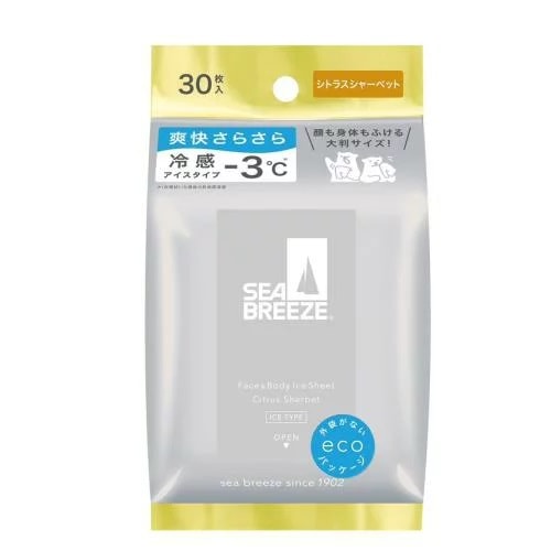 【得ダ値ＧＯＧＯ】シーブリーズ　フェイス&ボディシート Ｎ　シトラスシャーベット　【30枚入】(ファイントゥデイ)　「(○)店舗取置可」