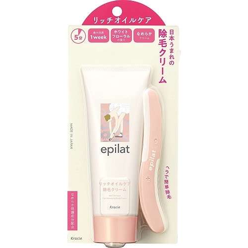 【得ダ値ＧＯＧＯ】エピラット　除毛クリーム　リッチオイルケア　【110g】(クラシエホームプロダクツ)　「(○)店舗取置可」
