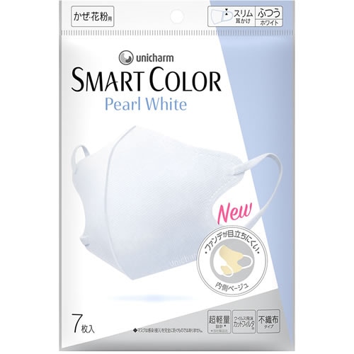超快適ＳＭＡＲＴ ＣＯＬＯＲ(スマートカラー)　パールホワイト　ふつう　【7枚入】(ユニ・チャーム)