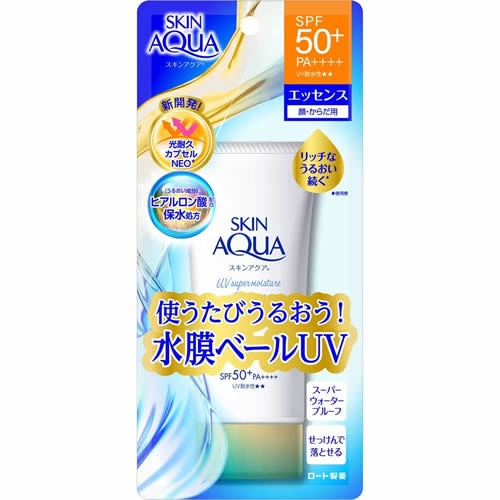 【得ダ値ＧＯＧＯ】スキンアクア　スーパーモイスチャーエッセンス　【80g】(ロート製薬)