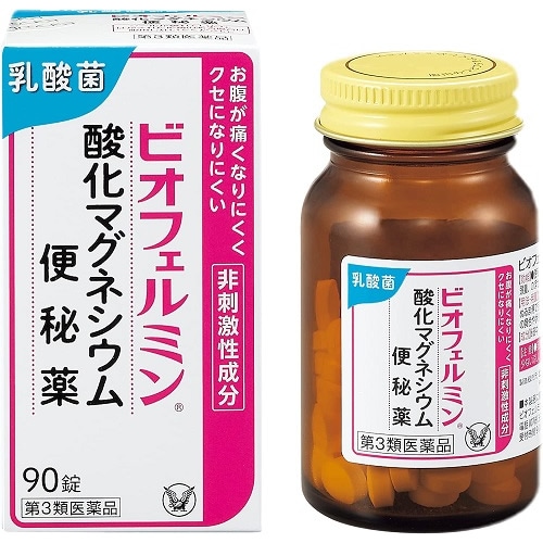 【第3類医薬品】ビオフェルミン　酸化マグネシウム便秘薬　【90錠】(大正製薬)　