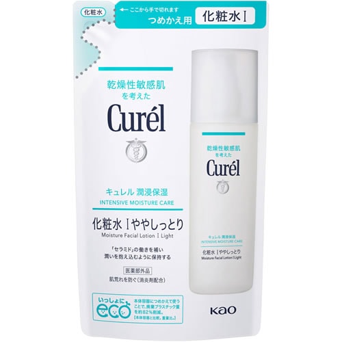 キュレル　潤浸保湿　化粧水１　ややしっとり　つめかえ用　【130ml】(花王)　