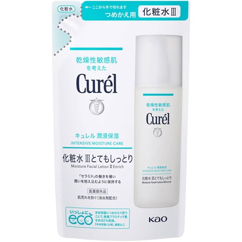 キュレル　潤浸保湿　化粧水３　とてもしっとり　つめかえ用　【130ml】(花王)　