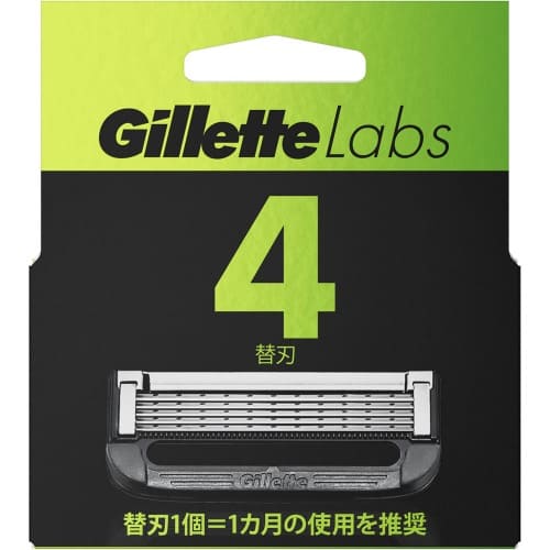ジレット　GilletteLabs　替刃　【4個入】(P&G)　