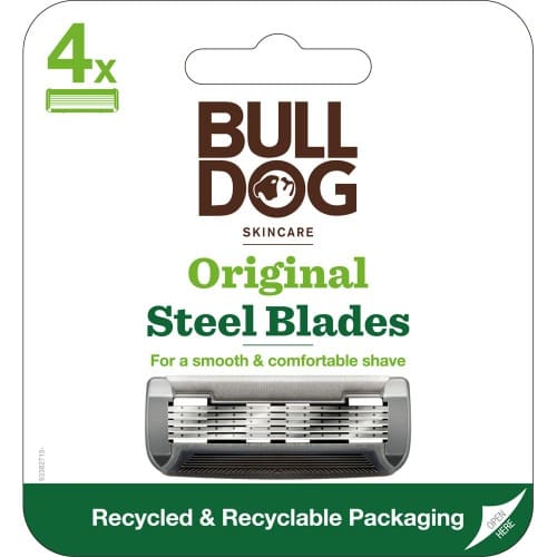 Schick(シック)　ブルドッグ　Bulldog　オリジナル　替刃　【4個入】(シック)　「(○)店舗取置可」