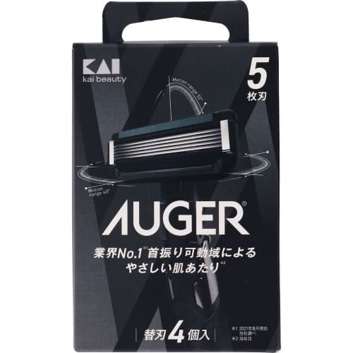 AUGER（オーガー）　替刃　【4個入】(貝印)　
