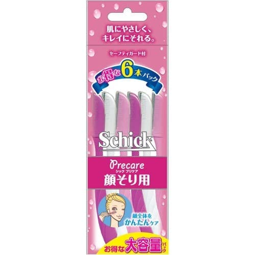 Schick(シック)　プリケア　L　ディスポ　フェイス用6本入り　【6本入】(シック)　「(○)店舗取置可」