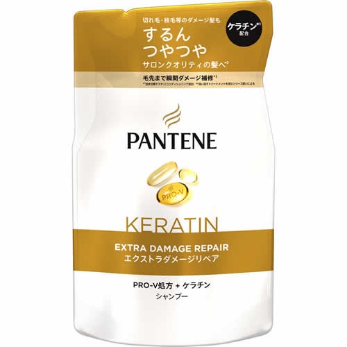 【得ダ値ＧＯＧＯ】パンテーン　エクストラダメージケア　シャンプー　つめかえ用　【300ml】(P&G)