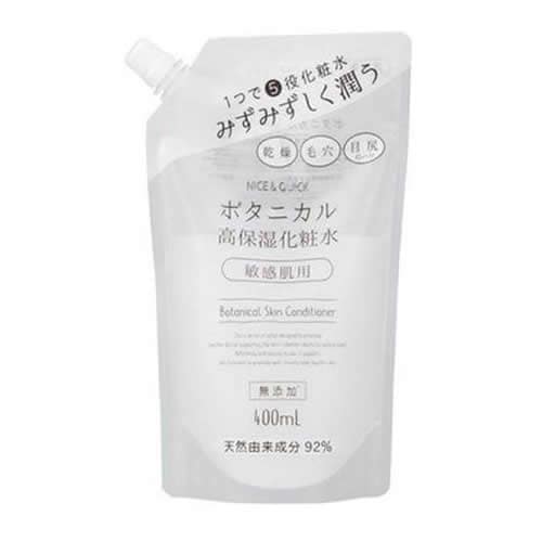 ナイス＆クイック　高保湿化粧水　つめかえ用　【400ｍｌ】(ボーテ・ド・モード)「(○)店舗取置可」