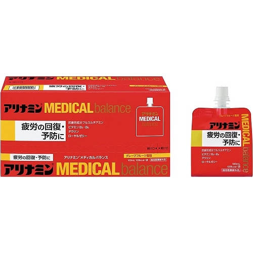 【得ダ値ＧＯＧＯ】【指定医薬部外品】アリナミンメディカルバランス　グレープフルーツ風味　【100ml×6袋入】(アリナミン製薬)