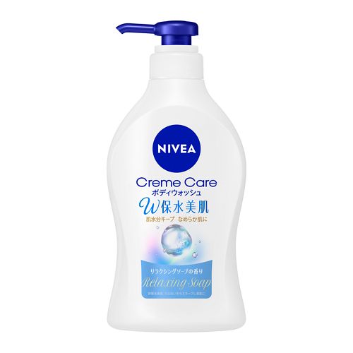 ニベア　クリームケア　ボディウォッシュ　W保水美肌　リラクシングソープの香り　ポンプ　【470ml】(ニベア花王)　