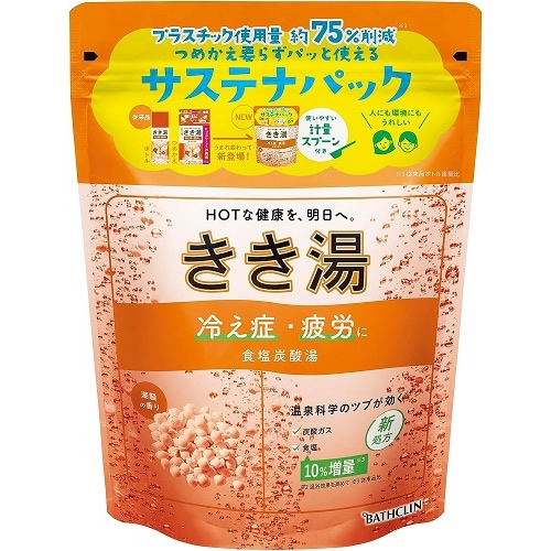 【得ダ値ＧＯＧＯ】きき湯　食塩炭酸湯　【360g】(バスクリン)　「(○)店舗取置可」