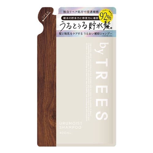バイツリーズ（byTREES）　うるモイスト　シャンプー　詰替　【400mL】(ボーテ・ド・モード)　