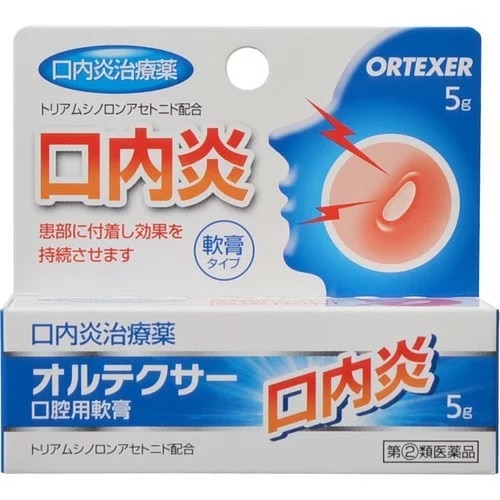 ★【第(2)類医薬品】オルテクサー口腔用軟膏　【5g】(福地製薬)【セルフメディケーション税制対象】　