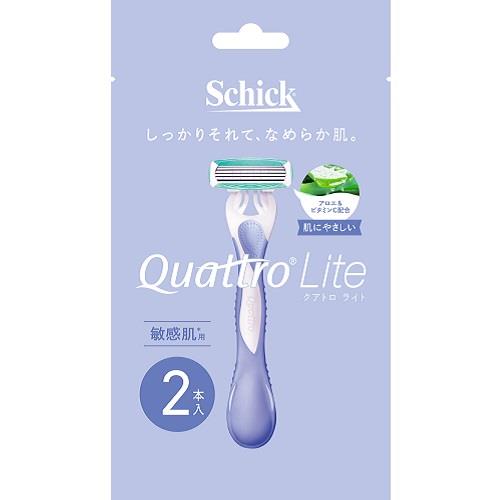 Schick(シック)　クアトロライト　敏感肌用　【2本入】(シック)　「(○)店舗取置可」