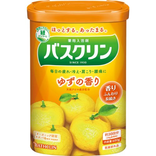 バスクリン　ゆずの香り　【６００ｇ】(バスクリン)　「(○)店舗取置可」