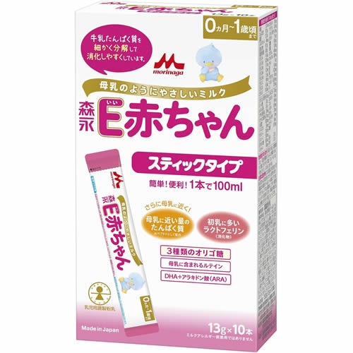 Ｅ赤ちゃん スティックタイプ【13g×10本】(森永乳業)　