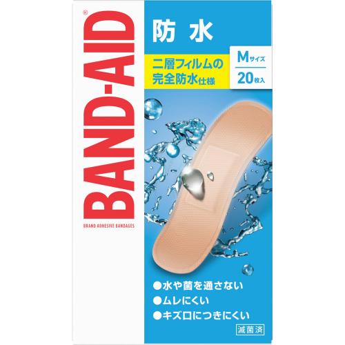 バンドエイド　防水　Mサイズ 　【20枚】(JNTL)