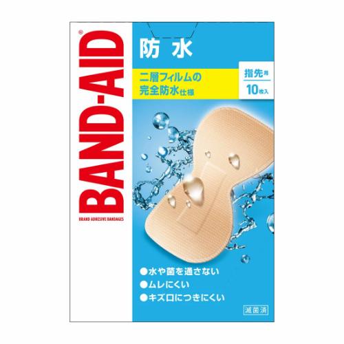 【得ダ値ＧＯＧＯ】バンドエイド　防水　指先用 　【10枚】(JNTL)　「(○)店舗取置可」