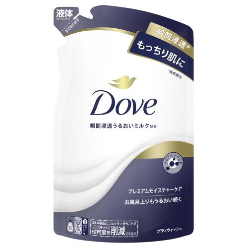 【得ダ値GOGO】ダヴ ボディウォッシュ プレミアム モイスチャーケア つめかえ用 【330g】(ユニリーバ)