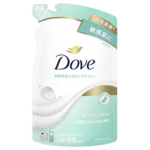 【得ダ値ＧＯＧＯ】ダヴ　ボディウォッシュ　センシティブマイルド　つめかえ用　【330g】(ユニリーバ)　「(○)店舗取置可」