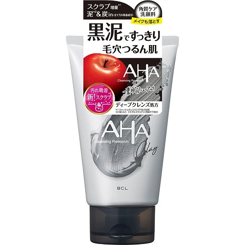 AHA　クレンジングリサーチ　ウォッシュクレンジング BLACK　【120g】(BCLカンパニー)　「(○)店舗取置可」